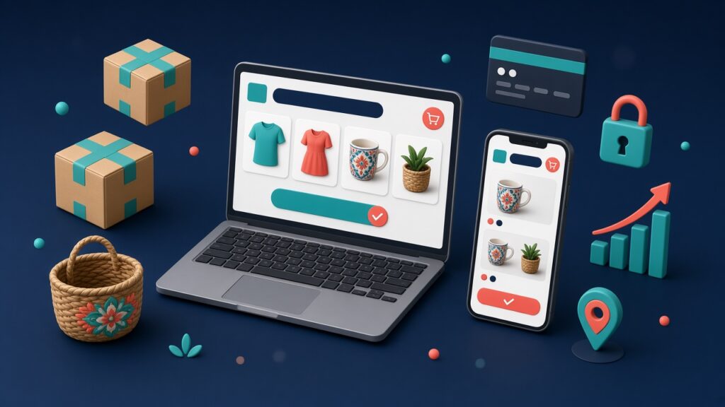 tienda en línea para PyMEs